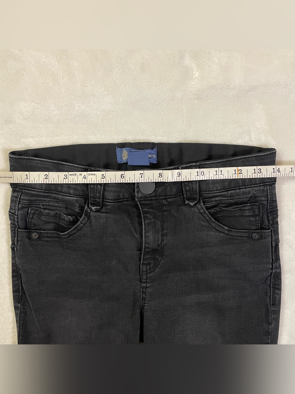 Democracy Jeans Black Straight Leg Jeans size 6P - Picture 10 of 15